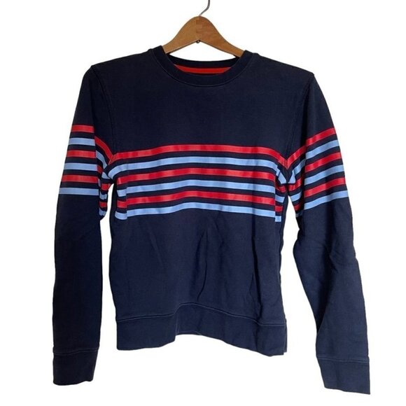 Tory Sport by Tory Burch Striped Sweatshirt Size Small